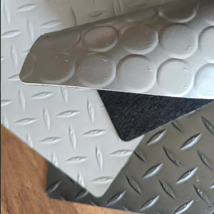 Anti-Slip Embossed Coin Design <strong>PVC</strong> <strong>Flooring</strong> Different Colors For Workshop Garage Kitchen Hospital Hotel Plain Vinyl <strong>Flooring</strong> - Product Image 5