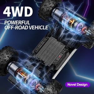 SJY-HB-P14A11~P14A13 Voiture RC d'escalade à l'échelle 1/14, 2.4GHz, 4x4, 8km/h, Camion télécommandé, Rock Crawler en métal, Cadeau - Product Image 6