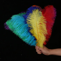 Plume d'autruche en gros 35-40cm plume ordinaire bricolage Arrangement de fleurs de mariage décoration accessoires de Performance plume blanche