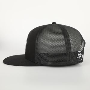 Wholesale Unisex 6-Panel Sporty Polyester Mesh Snapback Cap High Quality Rubber <b>Patch</b> Embroidery Logo Custom Hip Hop Trucker Hat - Product Image 3