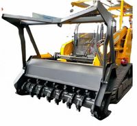 Broyeur forestier Eastmach pour chargeuse compacte, déchiqueteuse de bois, débroussailleuse avec garantie d'un an pour la construction