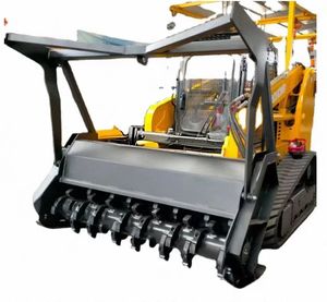 <span class=keywords><strong>Broyeur</strong></span> forestier Eastmach pour chargeuse compacte, déchiqueteuse de bois, débroussailleuse avec garantie d'un an pour la construction - Product Image 2