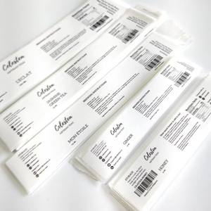 Étiquettes d'emballage personnalisées avec <span class=keywords><strong>code</strong></span> d'impression couleur noire, autocollants en vinyle imperméables pour shampooing avec <span class=keywords><strong>code</strong></span> QR - Product Image 4