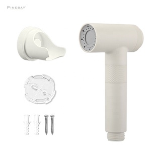 PINEBAY High Quality WC Toilet Handheld Magnetic <strong>Bidet</strong> Sprayer Bathroom ABS White Douche <strong>Spray</strong> Faucet <strong>Bidet</strong> Sprayer for Woman - Product Image 1