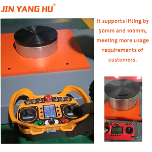 Carrello motorizzato per trasporto merci <span class=keywords><strong>con</strong></span> ruote in PU e telecomando, certificato CE, 20T, per <span class=keywords><strong>aziende</strong></span> di traslochi - Product Image 4