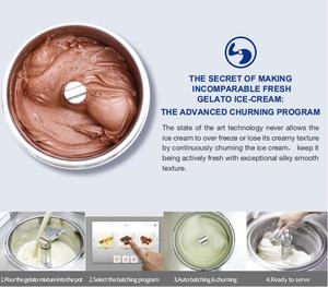 Machine de distribution de crème glacée, presse-agrumes commerciale, pour <span class=keywords><strong>le</strong></span> refroidissement extérieur - Product Image 3