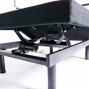 Có thể gập lại điện có thể điều chỉnh khung giường với LED ánh sáng chức năng massage ba200a cổng USB khung giường hiện đại phẳng kim loại gấp - Product Image 3