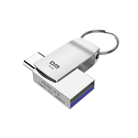 Logo OEM Gaya Baru Logam Putar Grosir USB Memories USB 3.2 Tipe C 32GB 64GB 128GB OTG Flashdisk PD162