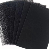 Polyuréthane nid d'abeille poussière filtre éponge compresseur d'air ignifuge biochimique maille feuilles de mousse Service de coupe personnalisé