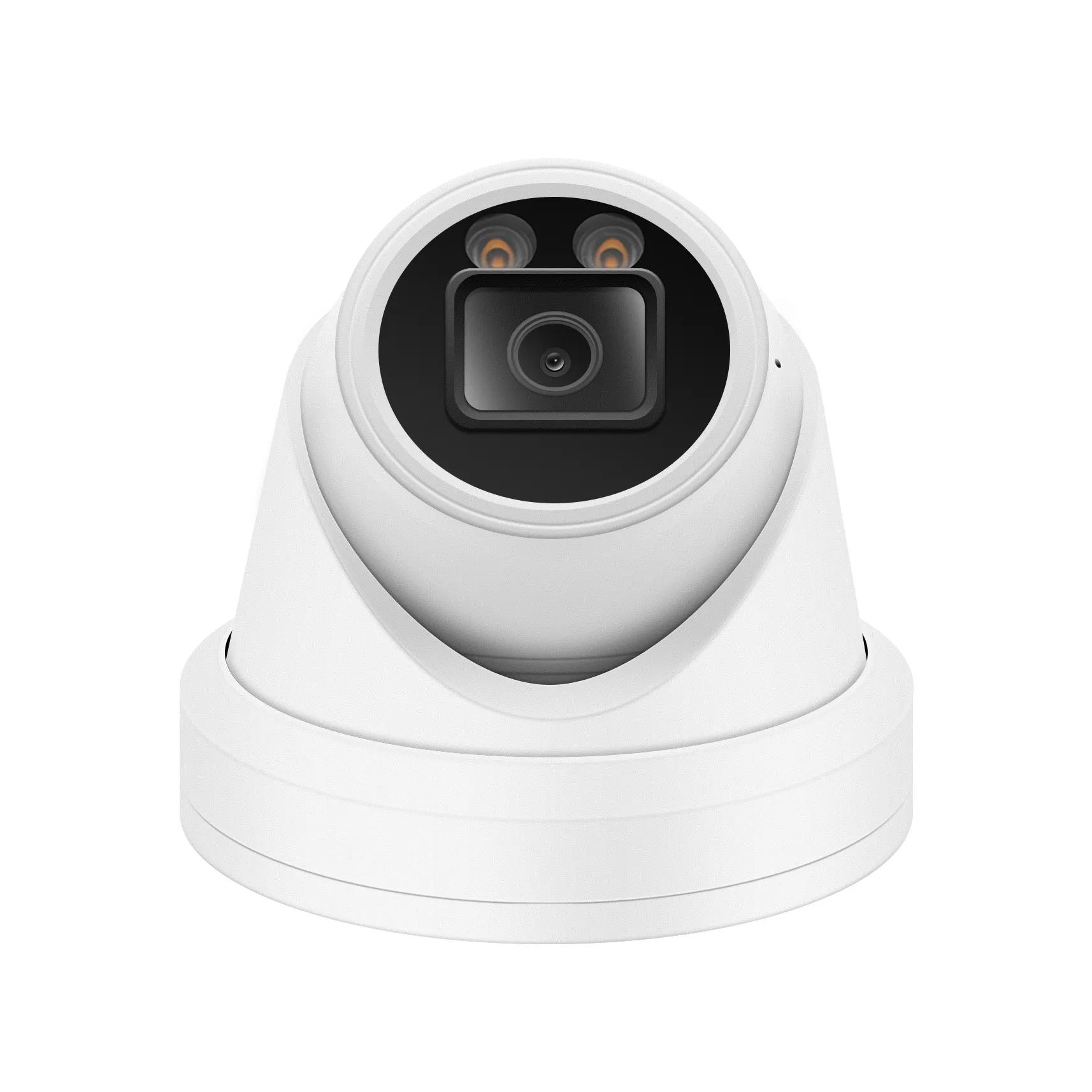 2MP Color View PoE IP Camera  Full Time Color Night Vision Turret Camera with 2.8mm lens Wide angle  Built-in Mic 256G