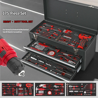 Boîte à outils multifonctionnelle en acier au carbone, alimentée par batterie, avec étui rigide pour le rangement des outils, organisateur portable pour la maison et l'atelier