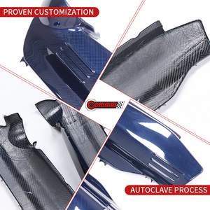 แผงเครื่องยนต์คาร์บอนไฟเบอร์แห้งสำหรับเฟอร์รารี่ 488 ฝาครอบเครื่องยนต์คาร์บอนไฟเบอร์ แผงครอบเครื่องยนต์ อุปกรณ์ตกแต่งภายในรถยนต์ - Product Image 3