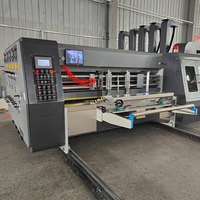 Machines de fabrication de boîtes en carton ondulé automatiques, ligne de production de boîtes en carton, machine de découpe avec impression