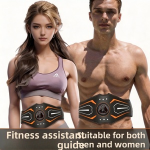 Ceinture EMS intelligente pour abdominaux – Appareil de fitness paresseux pour les muscles abdominaux – Masseur adhésif - Product Image 3