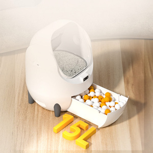 Thông Minh Tự Làm Sạch Mèo Hộp Làm Sạch Robot Tự Động Mèo Với 15L15L Bin Ứng Dụng Điều Khiển Cho Nhiều Mèo - Product Image 3