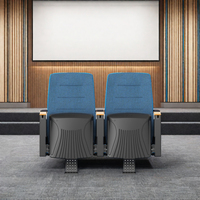 Chaises pliantes modernes en tissu pour théâtres, cinémas et auditoriums - Vente en gros