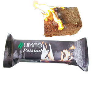 Bûches à brûler longue durée, flamme puissante, copeaux de bois cirés certifiés EN1860, 2 kg pour foyer - Product Image 3