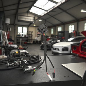 Arnés de cableado de PVC de cobre estañado automático personalizado para controlador ECU de vehículo eléctrico y computadora de navegación de motocicleta - Product Image 5