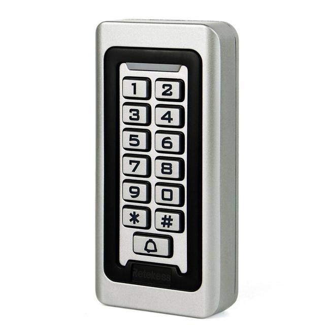 Standalone Metal Access Control System IP67 Waterproof Keypad Door RFID Access Controller