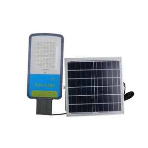 Light Control + Time Control High Bright 60w100w120w240w Solar LED Street Lights Led Solar Street Light With Post