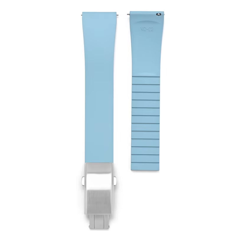 Bleu clair + boucle 316L