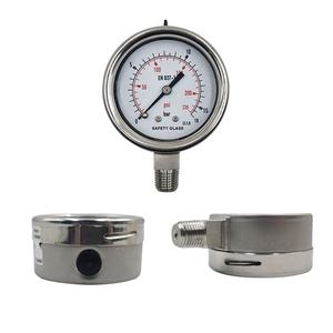 고정밀 2.5 인치 63mm 모든 스테인리스 스틸 700 바 압력 게이지 15kg - Product Image 3