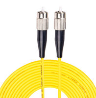 Personnalisé Fc Sc Lc St Upc cavalier à fibre optique monomode polonais 2M 3M cordon de raccordement à fibre optique jaune
