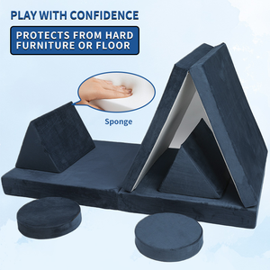 Màu xanh hải quân Modular sofa hiện đại bọt nhỏ cong sofa cắt hiện đại và thoải mái - Product Image 5