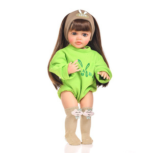Nouvelle <span class=keywords><strong>poupée</strong></span> parlante Reborn - <span class=keywords><strong>Poupée</strong></span> bébé interactive avec corps en tissu doux et sons pour enfants - Product Image 6