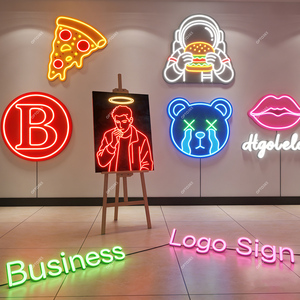 Panneau de base en acrylique noir Smoke Dental Cocktail Shop Burger Ice Cream Good Vibe Only Neon LED Backdrop Number Light Artwork Sign - Product Image 3