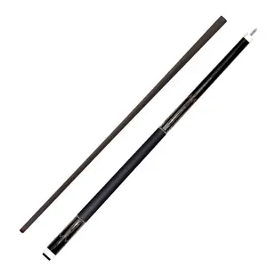 Qi Ming Xing No.106 Carbon Fiber Pool Cues High Quality 1/2 Length 12.4mm/12.9mm Stainless Steel Joint