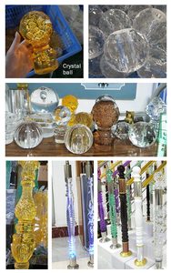 Thanh lịch mới tinh thể acrylic cho plexiglass lan can bài cột trang trí lan can chủ trụ cột cho ban công cầu thang biệt thự Mall - Product Image 6