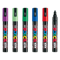 Marqueur Multicolore Posca pour Marquage de Reines Apicoles Vert/Rouge/Noir/Jaune/Bleu