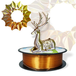 طابعة HELLO3D ثلاثية الألوان حريرية من فتيل ذهبي + فضي + نحاسي + سعر رباط ثلاثي الأبعاد 1-خيوط حريرية ثلاثية الأبعاد - Product Image 1