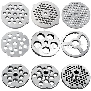 Hachoir à viande Evershine, lame ronde en acier inoxydable, grille universelle, plusieurs tailles, accessoires - Product Image 1