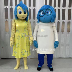Funtoys Publicité Inside Out Fury Evil Angry Gloomy Anxiety Emoticon Sad Mascot Costume Cartoon Carnival Halloween pour adulte - Product Image 2