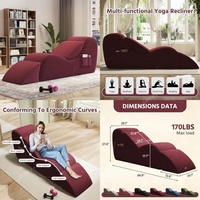 Canapé multifonctionnel convertible et inclinable, ergonomique, en mousse haute densité, rembourré et compressé sous vide, idéal pour l'école, le parc, la villa