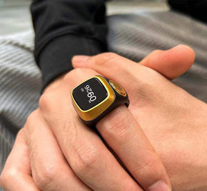 IQIBLA Smart Zikr Ring Tasbeeh Contador Aplicación Impermeable IP68 WiFi Control remoto Reloj despertador Pantalla táctil Android IOS Caja de plástico - Product Image 5