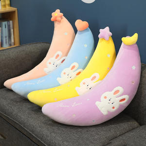 Greenmart creativo dibujos animados Luna conejito juguete de peluche personalizado muñeca de bebé almohada para dormir calmante PP algodón regalo único para - Product Image 5