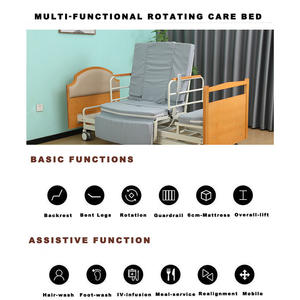 Многофункциональная электрическая кровать JIADUN для больниц и домов престарелых, регулируемая, с расширенными функциями, для ухода за пациентами, для пожилых людей, гарантия 3 года - Product Image 2
