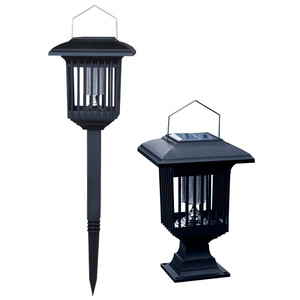 Lámpara Solar para Jardín con Trampa para Mosquitos, Lámpara LED para Exteriores, Resistente al Agua, Cuerpo de Plástico, Control por Sensor de Luz - Product Image 1