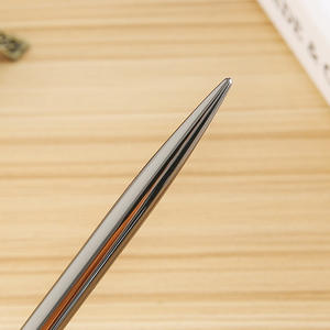 Parlak kaplama gül altın ince kalem özelleştirilmiş lazer baskı logolar promosyon kalem reklam markalı dört mevsim Shelton otel kalemi - Product Image 3