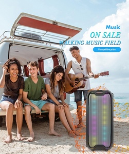 Professional Dual 4 Inch Karaoke Wireless Dj Party Box <strong>System</strong> Subwoofer <strong>Sound</strong> Boombox <strong>Portable</strong> <strong>Bluetooth</strong> Speaker With Led Light - Product Image 6