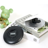 Lecteur CD portable de bonne qualité pour la maison, en forme ronde, avec Bluetooth, idéal pour les fêtes