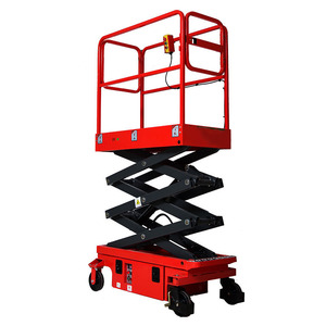 Mini Mobile Elevator 5.9m Outdoor Hydraulic Scissor Lifter 240kg Mobile <strong>Semi</strong> Electric <strong>Platform</strong> Lifts