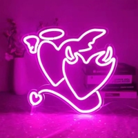 Özel Düğün Esnek Akrilik Neon LED IP33 Dereceli Dekoratif Aydınlatma, Otel Oturma Odası Yatak Odası ve İç/Dış Mekan Kullanımı için