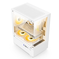 Casing PC Gamer Mid-tower MicroATX/ITX yang Dapat Disesuaikan dengan USB3.0 dan Kaca Tempered
