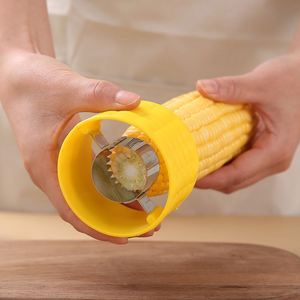 Pelador de Maíz Creativo y Versátil de Acero Inoxidable con Forma Redonda, Herramienta de Cocina para Separar Granos, Venta al por Mayor Personalizada - Product Image 2