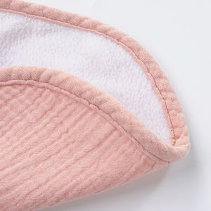 Bavoirs pour bébé en mousseline à fermeture à pression réglable, nouveau-né, couleur unie, serviette carrée douce, tissu à rotule, alimentation, 100% coton, bandana pour bébé, bavoirs anti-bave - Product Image 5