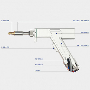 Soudeuse laser portative Weiye 1064 Nm, laser à fibre refroidi par eau, soudage pulsé, application métallique - Product Image 1